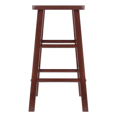 Winsome Wood Carrick Counter Stool, Walnut Finish In Brown
