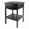 Winsome Wood Claire Accent Table Black Finish
