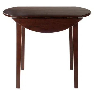 Winsome Wood Clayton 36" Round Drop Leaf Table