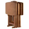 Winsome Wood Dylan 5-pc Oversize Snack Table Set
