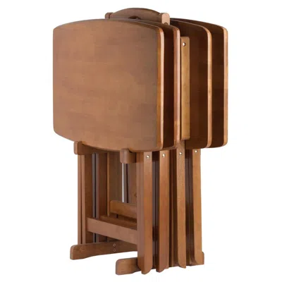 Winsome Wood Dylan 5-pc Oversize Snack Table Set