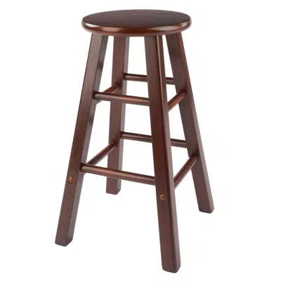Winsome Wood Element Counter Stools, 2-pc Set, Walnut In Brown