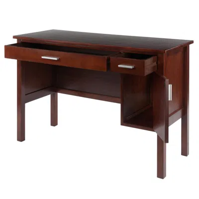 Winsome Wood Emmett Desk, Walnut