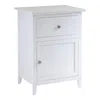 Winsome Wood Eugene Accent Table White