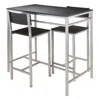 Winsome Wood Hanley 3-pc High Table With 2 High Back Stools