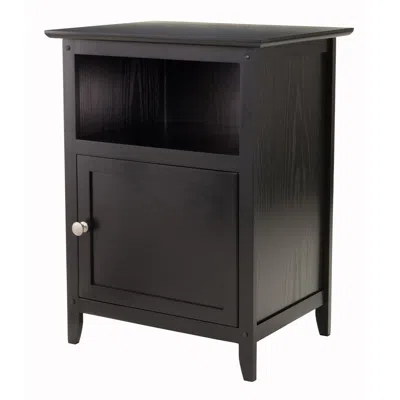 Winsome Wood Henry Accent Table Black