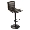 Winsome Wood Holly Air Lift Stool, Triple Stich, L Back, Soft Pu Seat