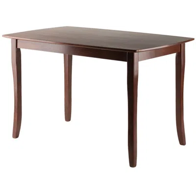 Winsome Wood Inglewood Dining Table, Walnut