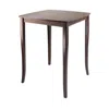 Winsome Wood Inglewood High Table, Curved Top