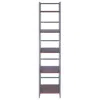 Winsome Wood Isa 5-tier Shelf, Graphite And Walnut