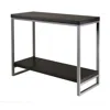 Winsome Wood Jared Console Table, Enamel Steel Tube