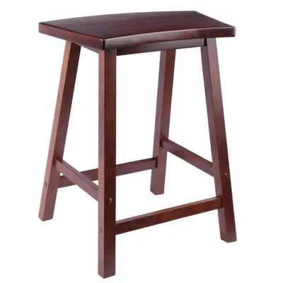 Winsome Wood Katashi 24" Fan Shape Counter Stool