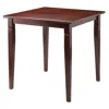 Winsome Wood Kingsgate Dining Table Routed With Tapered Leg
