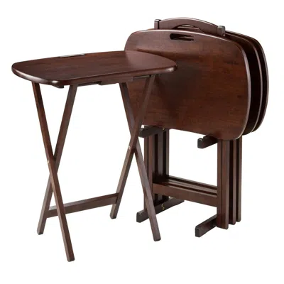 Winsome Wood Lucca 5-pc Snack Table Set