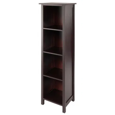 Winsome Wood Milan Storage Shelf Or Bookcase 5-tier, Tall
