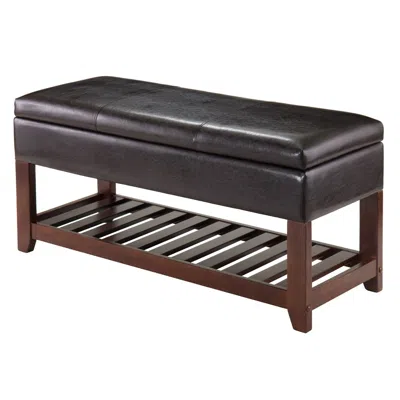 Winsome Wood Monza Bench With Storage Chest