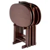 Winsome Wood Nathan 5-pc Snack Table Set Cappuccino