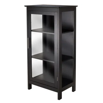 Winsome Wood Poppy Display Cabinet