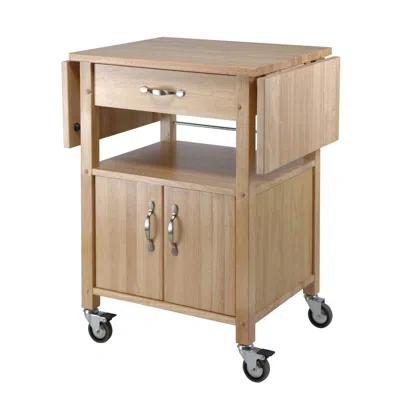 Winsome Wood Rachael Kitchen Cart In Brown