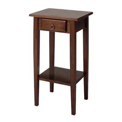 Winsome Wood Regalia Accent Table With Drawer, Shelf