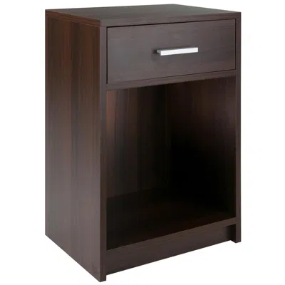 Winsome Wood Rennick Accent Table Cocoa Finish