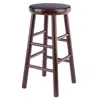 Winsome Wood Shelby 2-pc Swivel Seat Counter Stool Set, Walnut