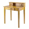 Winsome Wood Studio Writing Desk With Hutch