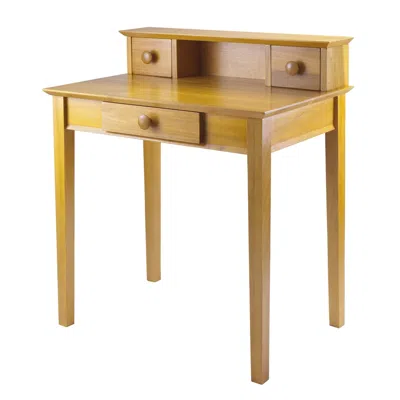 Winsome Wood Studio Writing Desk With Hutch