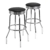 Winsome Wood Summit 2-pc Swivel Stools With Faux Leather
