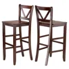 Winsome Wood Victor 2-pc 29" V Back Bar Stools