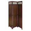 Winsome Wood William Folding Screen In Brown