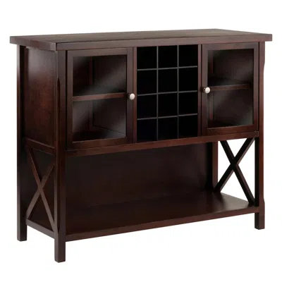 Winsome Wood Xola Buffet Cabinet In Brown