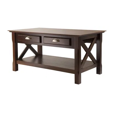 Winsome Wood Xola Coffee Table With 2 Drawers