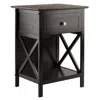 Winsome Wood Xylia Accent Table In Coffee Finish