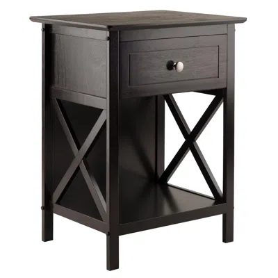 Winsome Wood Xylia Accent Table In Coffee Finish