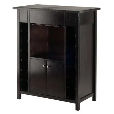 Winsome Wood Yukon Wine Cabinet