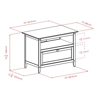 Winsome Wood Zara Tv Stand