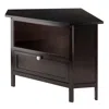 Winsome Wood Zena Corner Tv Stand Espresso