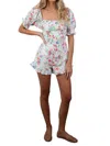 Winston White Romero Romper In Multi Floral In Multi