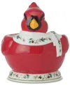 Winterberry Cardinal Candy Bowl In Assorted