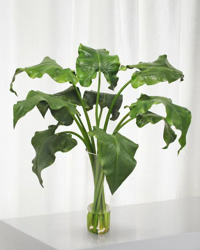 Winward Calla Lily Leaf In Cylinder Vase