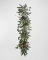 Winward Home 5' Eucalyptus Holiday Garland In Green