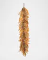 Winward Home 60" Autumn Mix Fall Wheat & Fern Garland