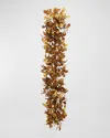 Winward Home 60" Golden Holly Garland In Gold