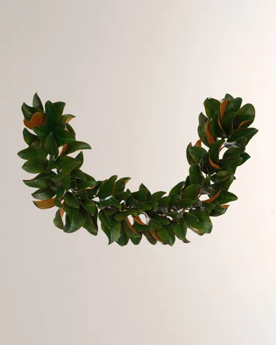 Winward Home 60" Magnolia Garland In Green/brown