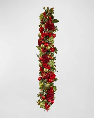 Winward Home 7.5' Deluxe Display Garland In Red