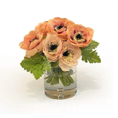 Winward Home Anemone In Glass In Multi