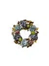 Winward Home Artificial Artichoke Hydrangea Wreath In Multi