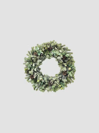 Winward Home Artificial Dusty Miller/pine Needle Wreath