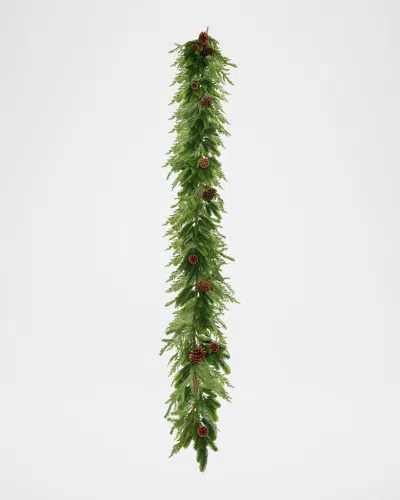Winward Home Artificial Mixed Pine Christmas Garland In Green